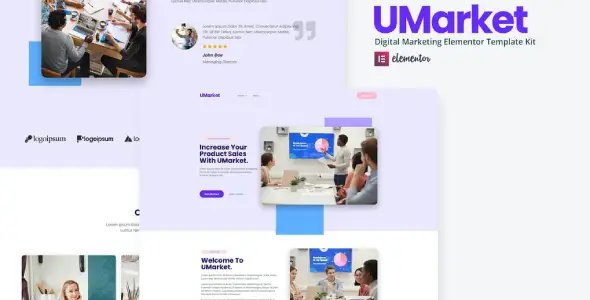 UMarket – Digital Marketing Elementor Template Kit