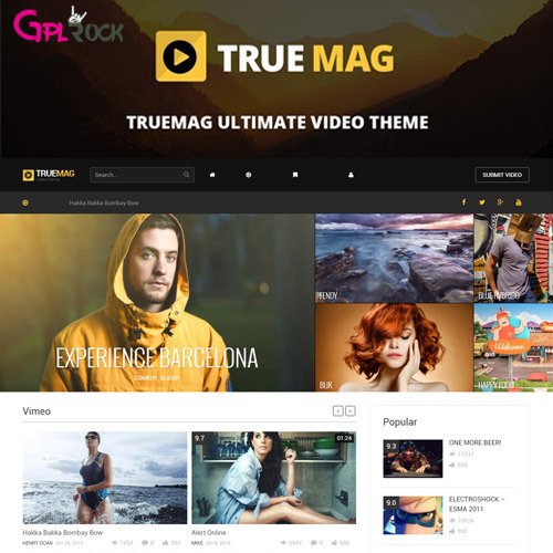 True Mag | WordPress Theme for Video and Magazine