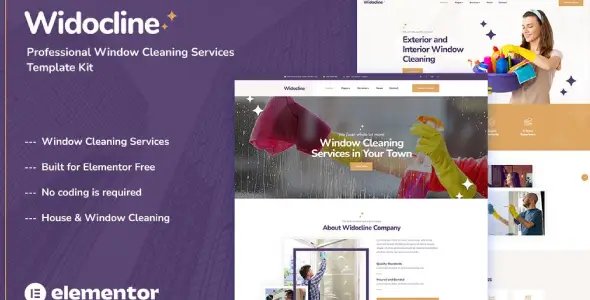 Widocline – Professional Window Cleaning Services Template Kit