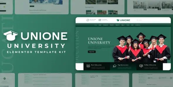 Unione – University Elementor Template Kit